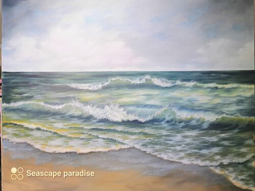 Ocean view di Laura Livetskiy, Pittura in vendita su Singulart