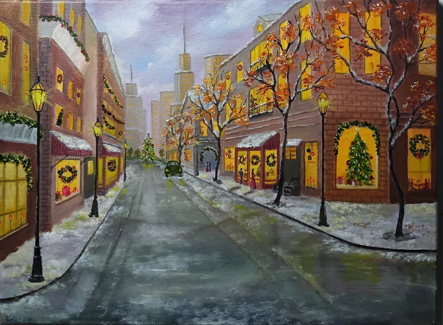 First snow Laura Livetskiy