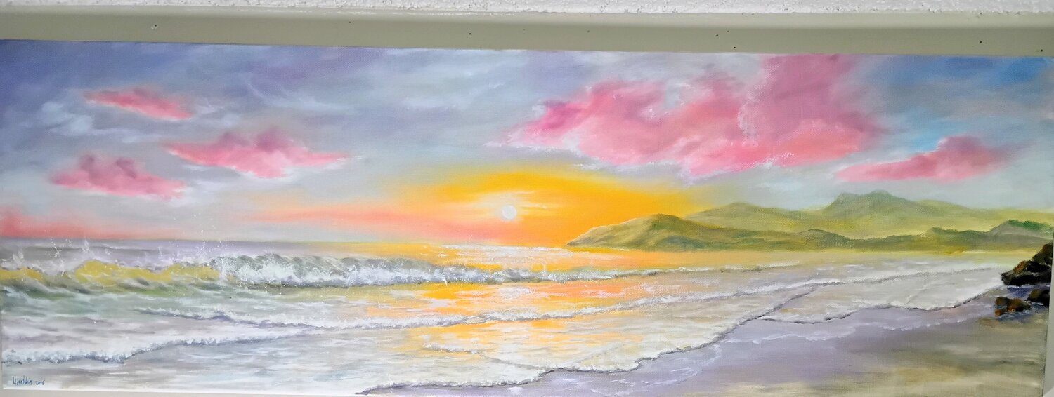 Colorful sunset black sea Laura Livetskiy