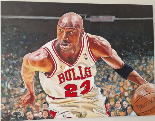 Air Jordan by Arnaud FRENAY, Painting for Sale on Singulart