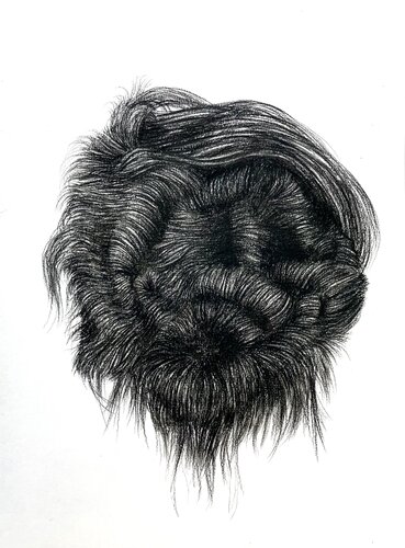 In the Curl of Thought par Philippe Briade, Dessin en vente sur Singulart