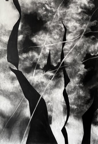 Sky’s Pathways van Philippe Briade, Tekening te koop op Singulart