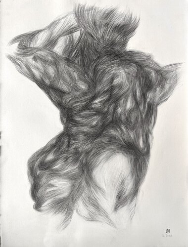 Seeking an Anchor Point by Philippe Briade, デッサン for Sale on Singulart