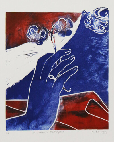 On Lochner's Muttergottes par Kaya Heyman, Édition en vente sur Singulart