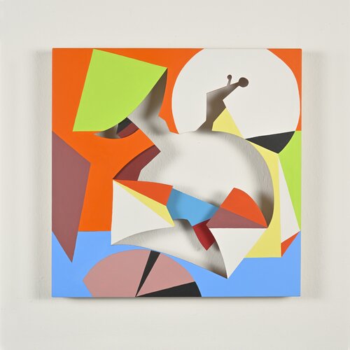 Pomeranzen im Treibhaus 2-2022 de Birgit Zinner, Pintura a la venta en Singulart