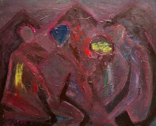 THE LUST CHAMBER van Marc Sepeur, Schilderij te koop op Singulart