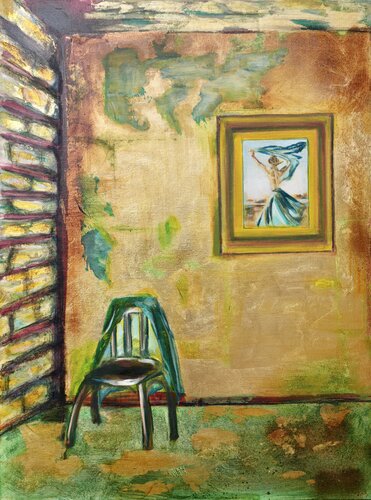 Coat or scarf von Sofi Gaya, Malerei kaufen auf Singulart