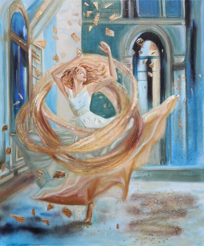 Hoolahooping Ties par Sofi Gaya, Peinture en vente sur Singulart