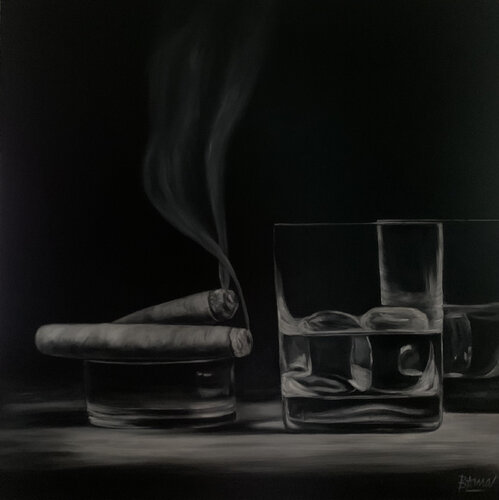 After Hours 2 by asmaa bouanane, Painting for Sale on Singulart