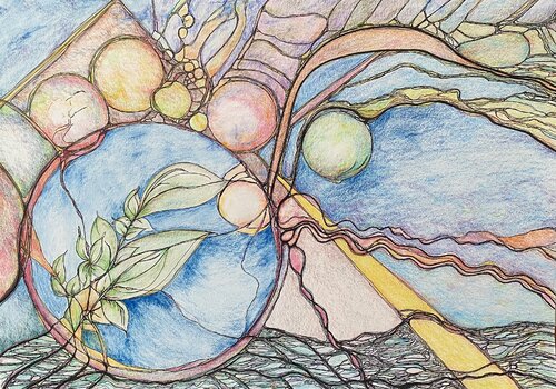 Das Kind in mir van Christa Antonia Singer, Werk op papier te koop op Singulart