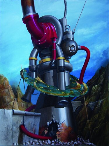 Wurzeln I par Eberhard Marx, Peinture en vente sur Singulart