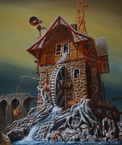 Blutmond di Eberhard Marx, Pittura in vendita su Singulart