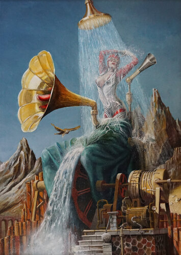 Wassermusik 25 by Eberhard Marx, Painting for Sale on Singulart