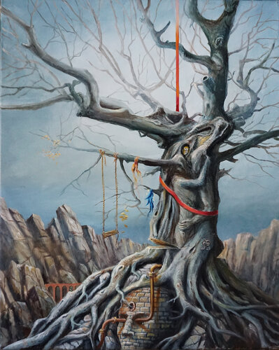 Lebensbaum by Eberhard Marx, Painting for Sale on Singulart