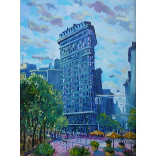 Flatiron Building #1 van David Fox, Schilderij te koop op Singulart
