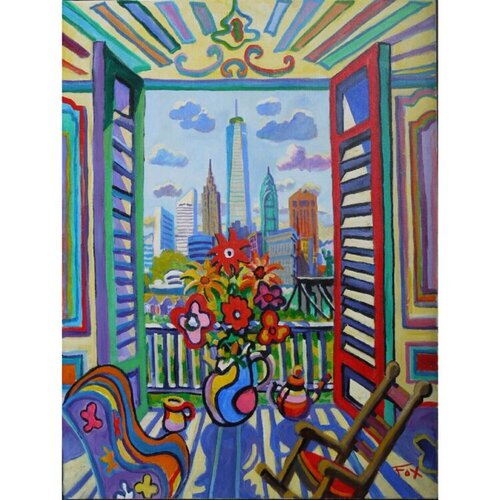 My New York #1 par David Fox, Peinture en vente sur Singulart