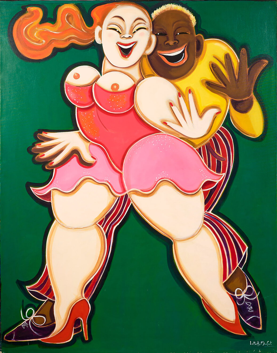 "La Samba" Lotta Hulthen Monfort Original painting for sale