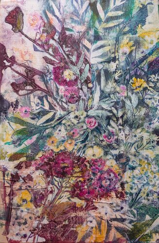 Flowers de Edeltraud Steurer, Pintura a la venta en Singulart