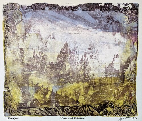 Wiener Neustadt "Dom und Reckturm" von Edeltraud Steurer, Druck kaufen auf Singulart