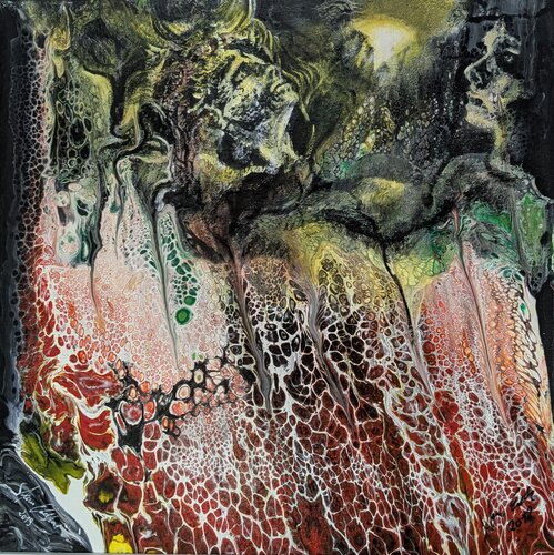 Die Geister die ich rief van Edeltraud Steurer, Schilderij te koop op Singulart