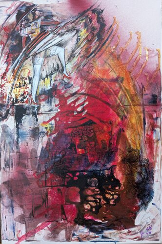 Can Can Tänzerin de Edeltraud Steurer, Pintura a la venta en Singulart