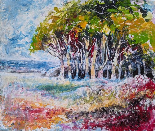 Lost in paradise van Edeltraud Steurer, Schilderij te koop op Singulart