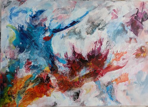 Wogen der Schöpfung di Edeltraud Steurer, Pittura in vendita su Singulart