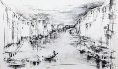 Venice de Edeltraud Steurer, Pintura a la venta en Singulart