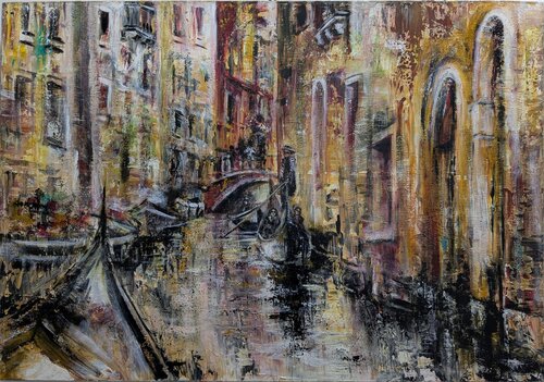 Verträumtes Venedig de Edeltraud Steurer, Pintura a la venta en Singulart