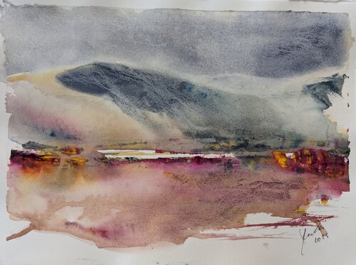 Verwobene Horizonte van Edeltraud Steurer, Schilderij te koop op Singulart