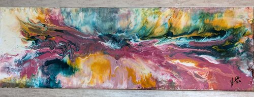 Waves of Creation van Edeltraud Steurer, Schilderij te koop op Singulart
