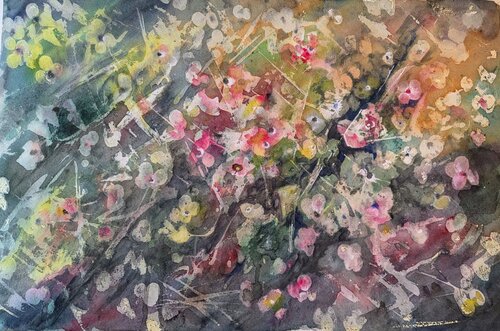 wild bloom de Edeltraud Steurer, Pintura a la venta en Singulart