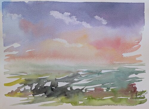 Watercolor Breeze de Edeltraud Steurer, Pintura a la venta en Singulart