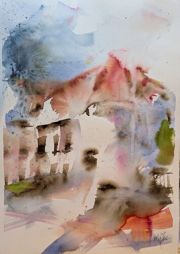 Schloss Tabor -  Austria de Edeltraud Steurer, Pintura a la venta en Singulart