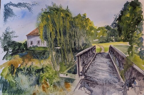 Die Brücke de Edeltraud Steurer, Pintura a la venta en Singulart