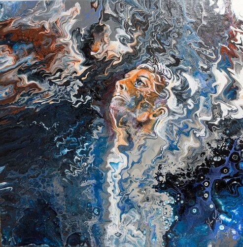 Dort wo die Seele auftaucht de Edeltraud Steurer, Pintura a la venta en Singulart