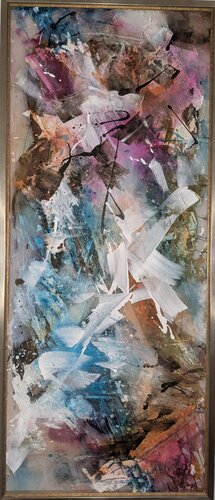 Blowing in the wind de Edeltraud Steurer, Pintura a la venta en Singulart