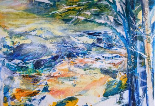 Wintersonne van Edeltraud Steurer, Schilderij te koop op Singulart