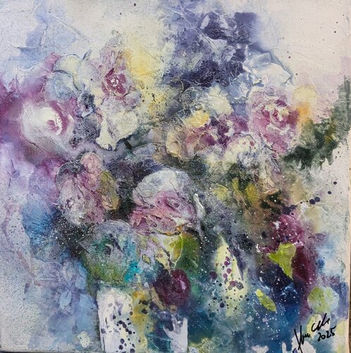 Blütenrausch van Edeltraud Steurer, Schilderij te koop op Singulart
