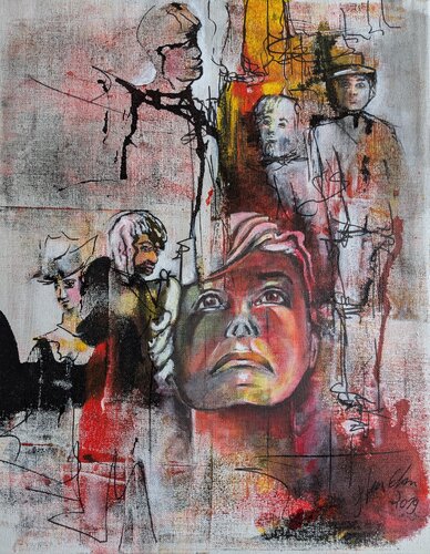 Wer bin ich! de Edeltraud Steurer, Pintura a la venta en Singulart