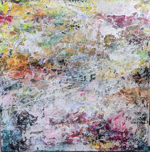 Textur der Zeit van Edeltraud Steurer, Schilderij te koop op Singulart