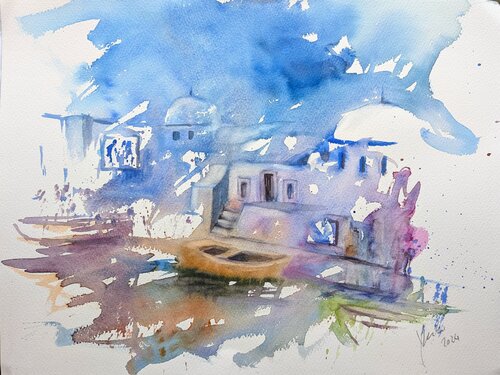 Griechische Impressionen by Edeltraud Steurer, 絵画 for Sale on Singulart