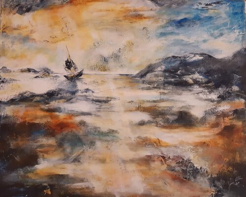 Ruhe vor dem Sturm de Edeltraud Steurer, Pintura a la venta en Singulart