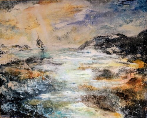 Ruhe vor dem Sturm by Edeltraud Steurer, Painting for Sale on Singulart