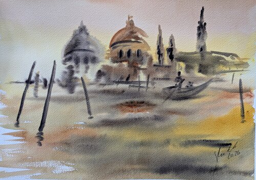 Venezianische Morgenruhe by Edeltraud Steurer, Painting for Sale on Singulart