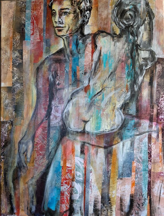 Verbunden im Farbfluss Edeltraud Steurer