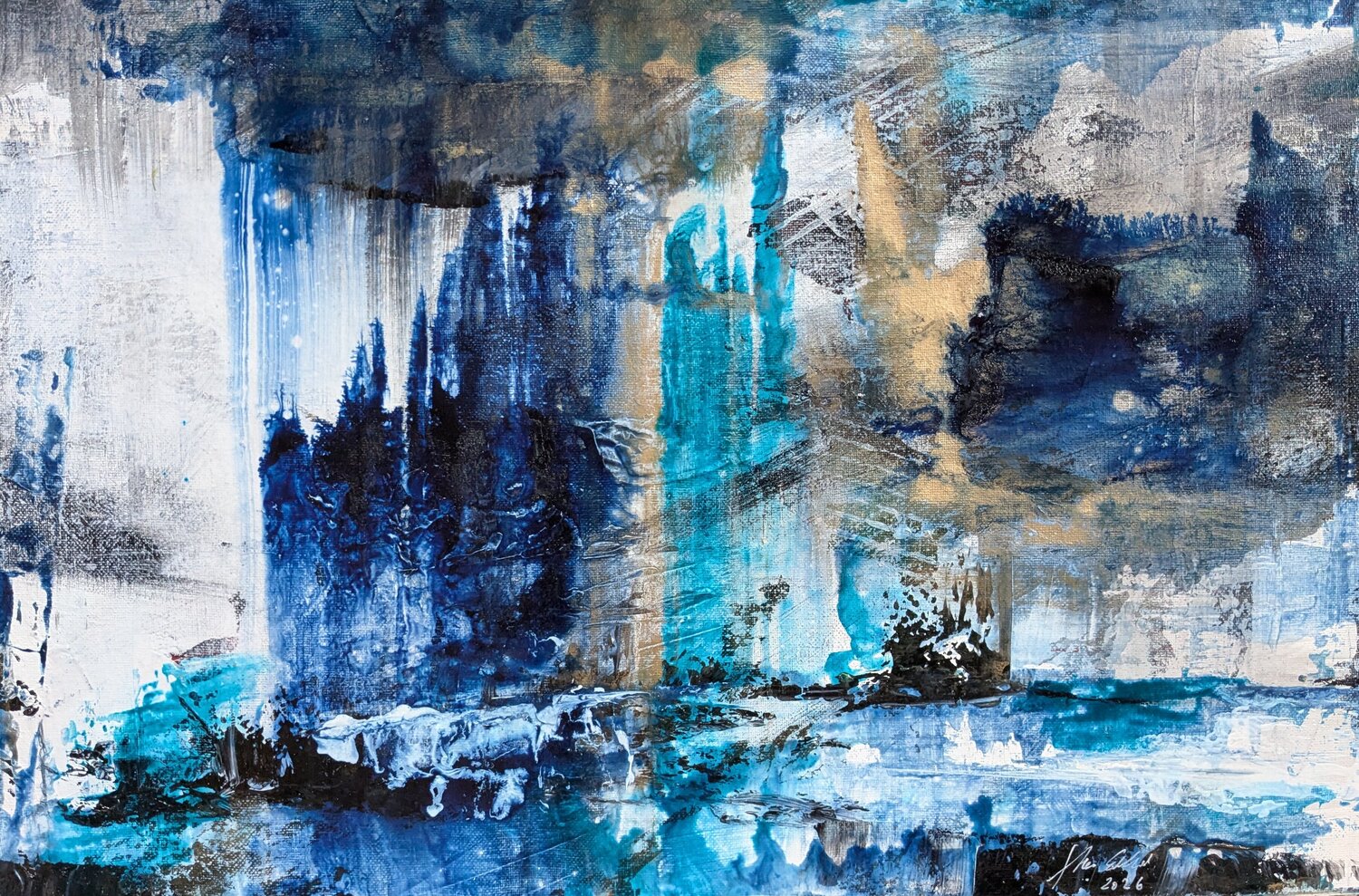 Stille in Blau Edeltraud Steurer