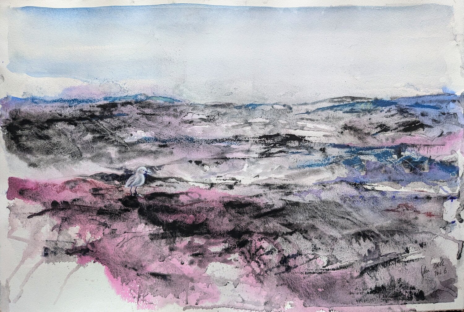 Einsame Möve Edeltraud Steurer