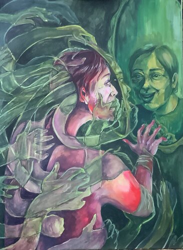 Shame on me von Babette Hinterleitner, Malerei kaufen auf Singulart