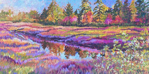 Autumn Warmth de Kathi Rudko, Pintura a la venta en Singulart